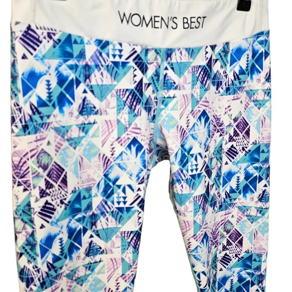 Womens Best Pattern V Back Leggings Size Small - Picture 8 of 8